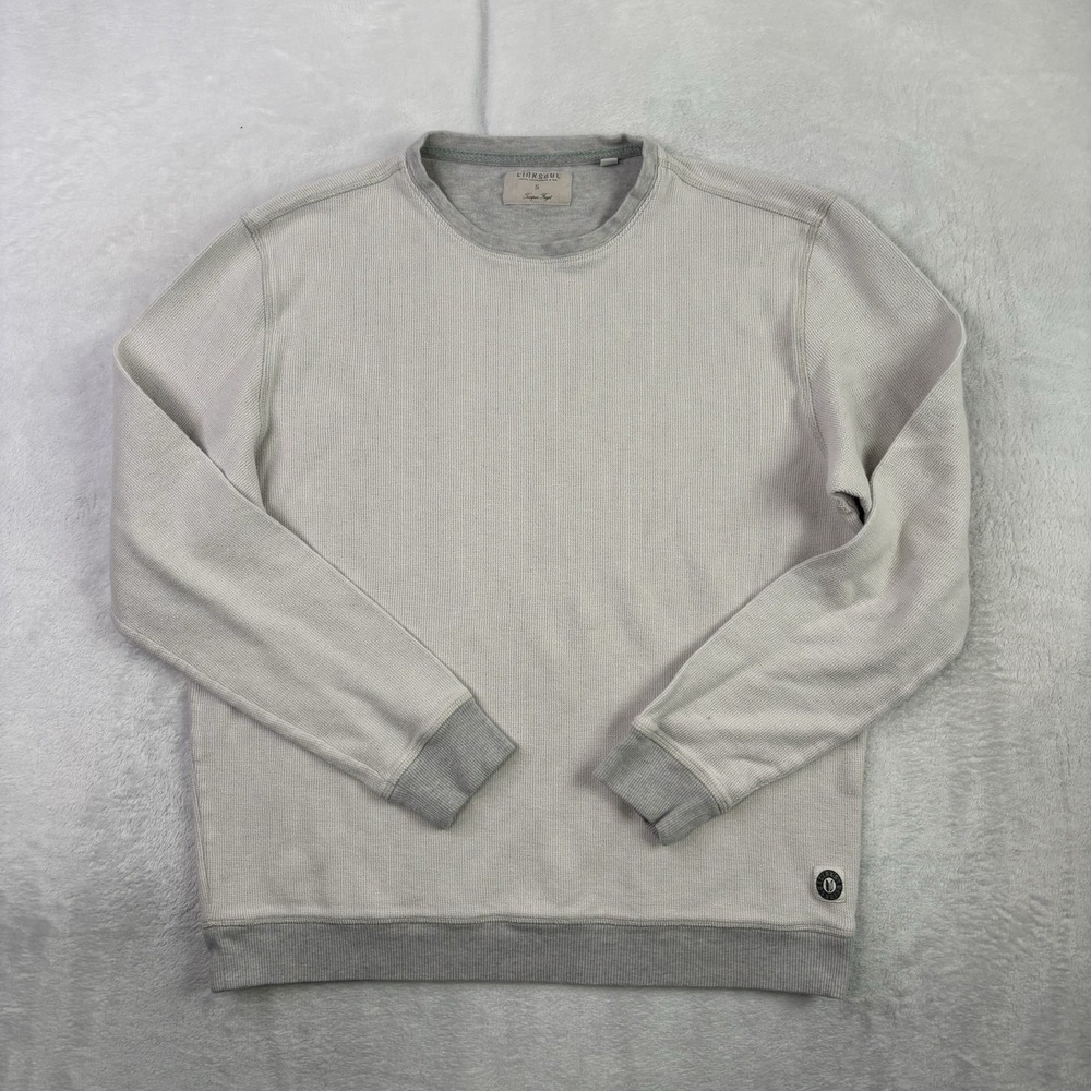 Linksoul John Ashworth Grey Long Sleeve Pullover Sweatshirt Men's Small